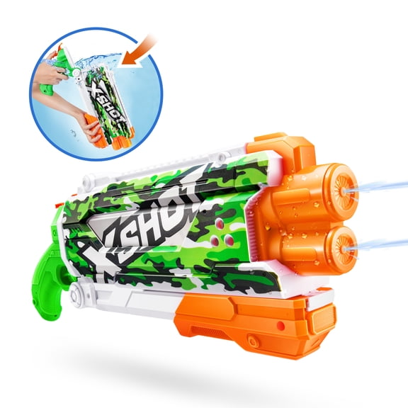 XSHOT Fast-Fill Skins Pump Action Water (Camo) Blaster by ZURU