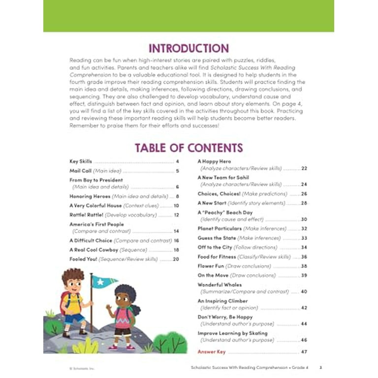 Scholastic Success with Reading Comprehension Grade 4