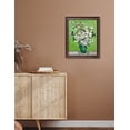 thumbnail image 2 of DECORARTS - Pink Roses in a Vase - Vincent Van Gogh Giclee Prints w/ Antique Brown Frame for Wall Decor. Picture Size: 16x20", Total Size w/ Frame: 19x23", 2 of 7