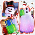 thumbnail image 5 of 12 Ft Christmas Inflatables Snowman Decorations, Xmas Blow Up Outdoor Decor with Magic Lights, Lights Up for Lawn Yard Garden Festival, 5 of 8