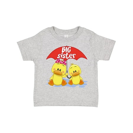 

Inktastic Big Sister Duck Gift Toddler Toddler Girl T-Shirt