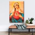 thumbnail image 2 of Cuadro Canva Listo Para Colgar Tipo Galería Sagrado Corazon De Maria 60X90 cm Pixtreats, 2 of 4
