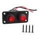 thumbnail image 4 of Panel de interruptores basculantes, reemplazo de caravana, hardware para camión, panel de luz LED roja para RV 2 pandillas, 4 of 8