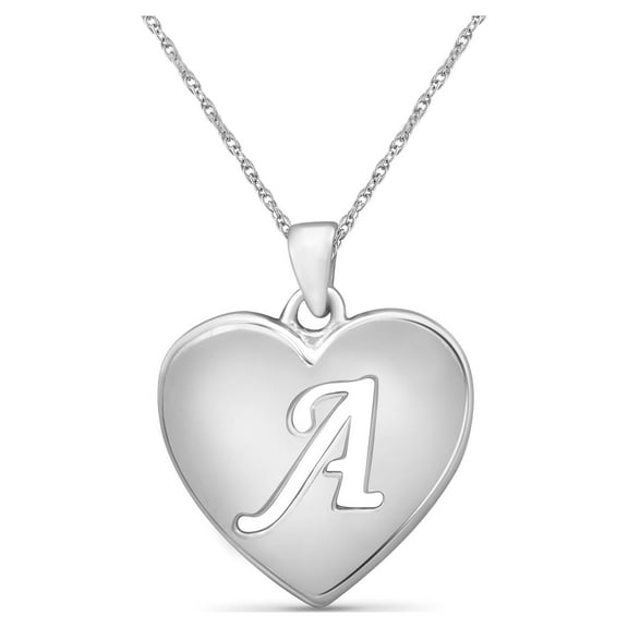 JewelersClub Initial Letter Pendant Necklace for Women