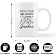 thumbnail image 4 of Pregnancy Announcement for Grandma, First Time Grandma Gifts, New Grandma Gifts, Soon to Be Grandma Gifts, Grandma Baby Announcement Gift, Promoted to Human Grandma 11 oz. Ceramic Coffee Mug, 4 of 4