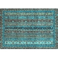 thumbnail image 1 of Ahgly Company Indoor Rectangle Oriental Light Blue Modern Area Rugs, 7' x 9', 1 of 4