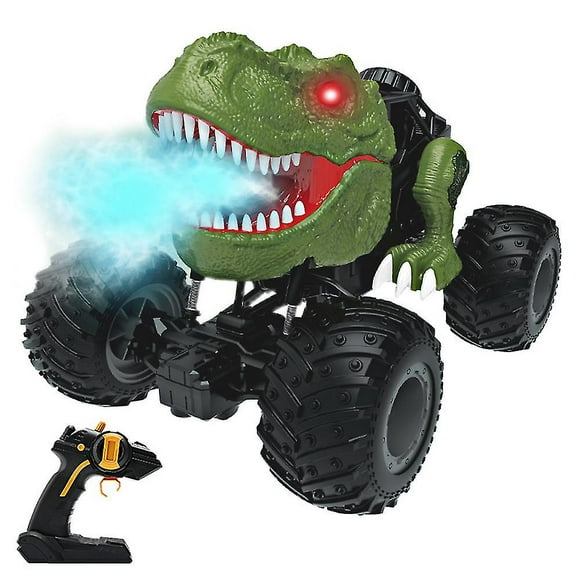 Voiture Dinosaure Télécommandée Camion de Drift avec Pulvérisation Intelligente Fonctions Complètes pour Garçons