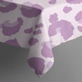 thumbnail image 5 of Pink and Purple Of Leopard Print Square Tablecloth,Waterproof Square Table Cover,Wipeable Spillproof Washable Table Cover for Home Kitchen Party Decor 52"x52"(132x132cm), 5 of 6