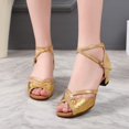 thumbnail image 3 of Vedolay Pumps For Women Women Classic Platform Pumps Square Toe Block High Heels Shoes,Gold 8.5, 3 of 5