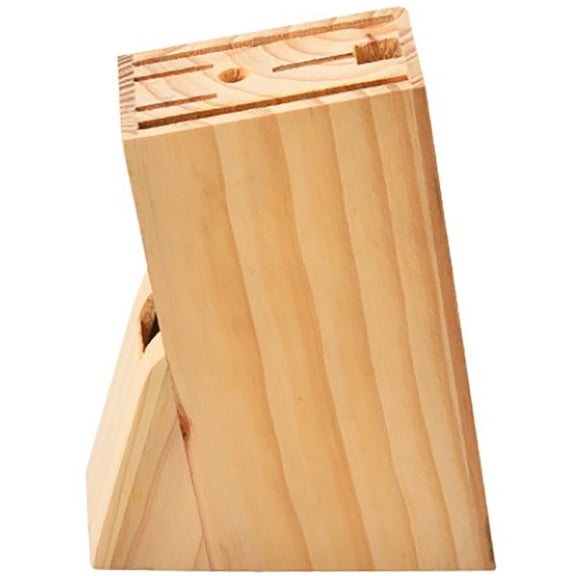 TABLZONE Wooden Cutter Holder in Light Brown, Kitchen Accessory with Simple Design and Build