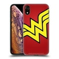 thumbnail image 1 of Head Case Designs Officially Licensed Wonder Woman DC Comics Logos Oversized Soft Gel Case Compatible with Apple iPhone XR, 1 of 7