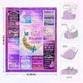 thumbnail image 3 of to My Daughter Blanket from Mom, Gifts for Daughter Mothers Day, Best Birthday Gifts for Daughter from Mother Father, Daughter Graduation Idea Gifts Flannel Throw Blanket 50"x 60", 3 of 5