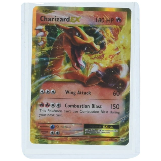 Tarjeta coleccionable Pokémon Charizard-EX XY Evolutions Holo 12/108