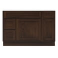 thumbnail image 5 of 48 in. W x 21 in. D x 32.5 in. H Bath Vanity Cabinet without Top in Brown, 5 of 5