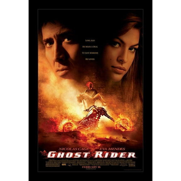 GHOST RIDER - 11x17 Framed Movie Poster