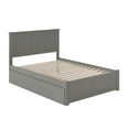 thumbnail image 5 of Madison Platform Bed with Flat Panel Foot Board and Twin Size Urban Trundle Bed in Multiple Colors and Sizes, 5 of 10