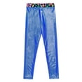 thumbnail image 5 of YiZYiF Girls Metallic Dancewear High Rise Dance Pants for Jazz Hip Hop Performance, 5 of 6