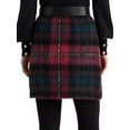 thumbnail image 3 of Lauren Ralph Lauren Petite Plaid Mini Pencil Skirt Pink Multi 2P B4HP, 3 of 4