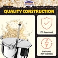 thumbnail image 3 of 10 oz. Replacement Kettle- for 10 Oz Popcorn Machines- 850W- Includes Lid, Stirrer & Gear Shaft-OEM Part for Use with Great Northern Popcorn Poppers, 3 of 7
