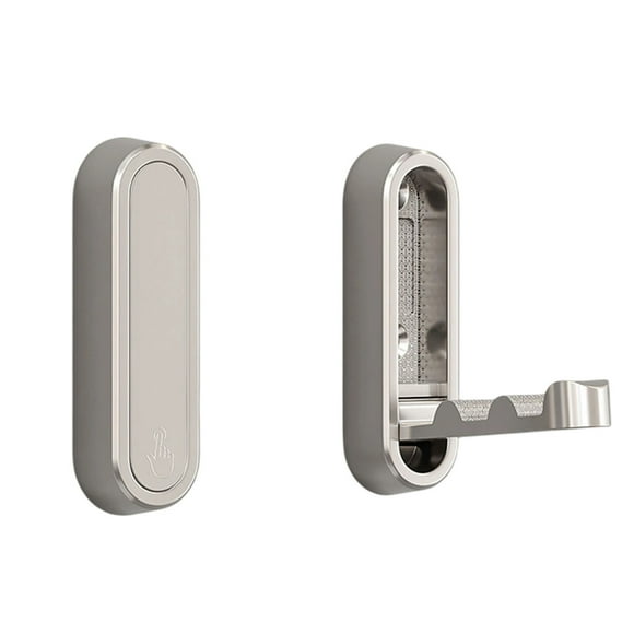 potrochi Folding Wall Hook, 2025 New Flip Down Hook Folding Heavy-Duty Coat Hooks Wall, Minimalist Style Porch Key Valet Hook for Wall Hanging Coat Towel Hat Backpack