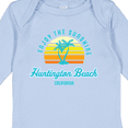 thumbnail image 4 of Inktastic Summer Enjoy the Sunshine Huntington Beach California Blue Boys or Girls Long Sleeve Baby Bodysuit, 4 of 5