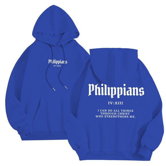 Men's Casual Pullover Hoodie with Inspirational Print Lined Winter Warmth Streetwear Fashion Comfortable Sweatshirt