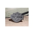 thumbnail image 2 of Harley-Davidson Diamond Cut Bar & Shield Logo Metal Hitch Plug, Universal Fit, Harley Davidson, 2 of 3