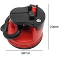 thumbnail image 2 of Diamond Knife Sharpener with Suction Base, Compatible with Kitchen Knives Scissors, Tungsten Stone Sharpening Tool, Red, 2 of 5
