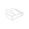 Genuine OE Ford Cushion Cover - GN1Z-5863804-KE Fits select: 2018-2021 FORD ECOSPORT