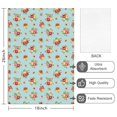 thumbnail image 2 of 4 Pcs Pioneer Flower Floral Print Pattern Funny Kitchen Towels, Microfiber Dish Towels, Kitchen Tea Towels Set 18" X 26", 2 of 2