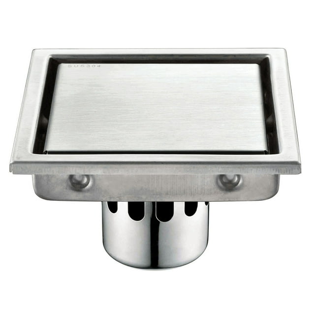 Bewildely Filtro de drenaje de suelo de acero inoxidable, escurridor de pelo antibloqueo, accesorio de drenaje para fregadero, para el hogar, baño, cocina Accesorios de baño Tipo 3 Bewildely HA071200-03
