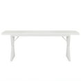 thumbnail image 2 of Barara King Dining Table, Kitchen Dining Table,Wood Dining Table, Farmhouse 70.8" Kitchen Table for 6 People,White, 2 of 10