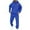 Blue, variant on Men's Valentine's Day Graphic Matching Hoodie and Sweatpants Casual Couples Outfit Set Red S