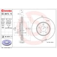 thumbnail image 2 of 2 DISCOS VENTILADOS Delanteros - Compatible con FORD Crown Victoria 4.6L V8 2003 - 2008 BREMBO ., 2 of 5