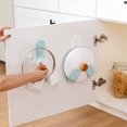 thumbnail image 4 of Up to 65% off Kitchen Gadgets Rotatable Kitchen Storage Rack Pot Lid Rack Pan Cover Holder Wall Mounted Tools Kitchen Organizers and Storage, 4 of 4