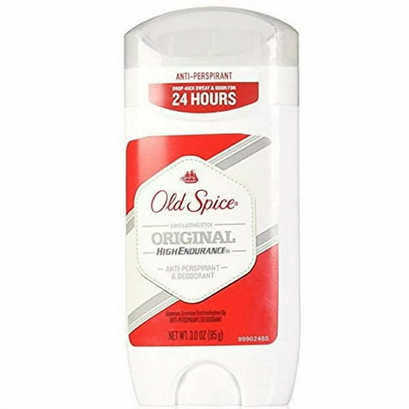 Old Spice High Endurance Original Anti-Perspirant & Deodorant 3 oz. Stick (Pack of 2)