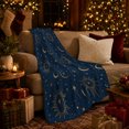 thumbnail image 3 of Celestial Astrology Pattern Flannel Blanket for Stargazers, Mystical Night Sky Birthday Gift with Suns and Moons, Cozy Soft Home Decor for Bedroom and Reading Nook, 3 of 9