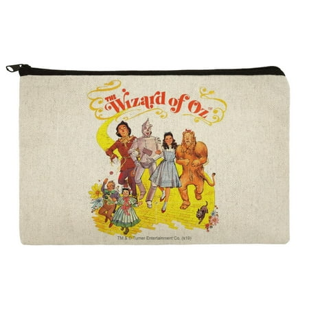 The Wizard of Oz Yellow Brick Road Makeup Cosmetic Bag Organizer Pouch