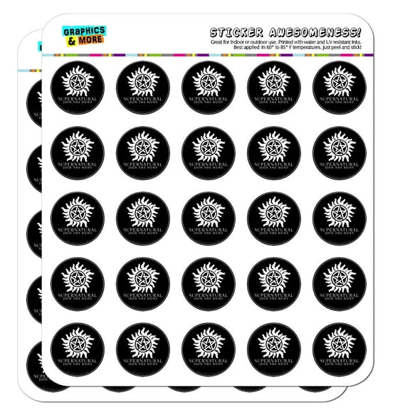 Supernatural Anti Possession Symbol Planner Calendar Scrapbooking Crafting Stickers