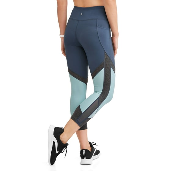 Avia Avia Women's Active Colorblock Performance Capri Legging