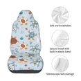 thumbnail image 4 of Rateoe Sea Turtle Print Car Seat Cover,Elastic Car Seat Protector,Washable Durable Automotive Seat Cover Car Interior Accessories, 4 of 5