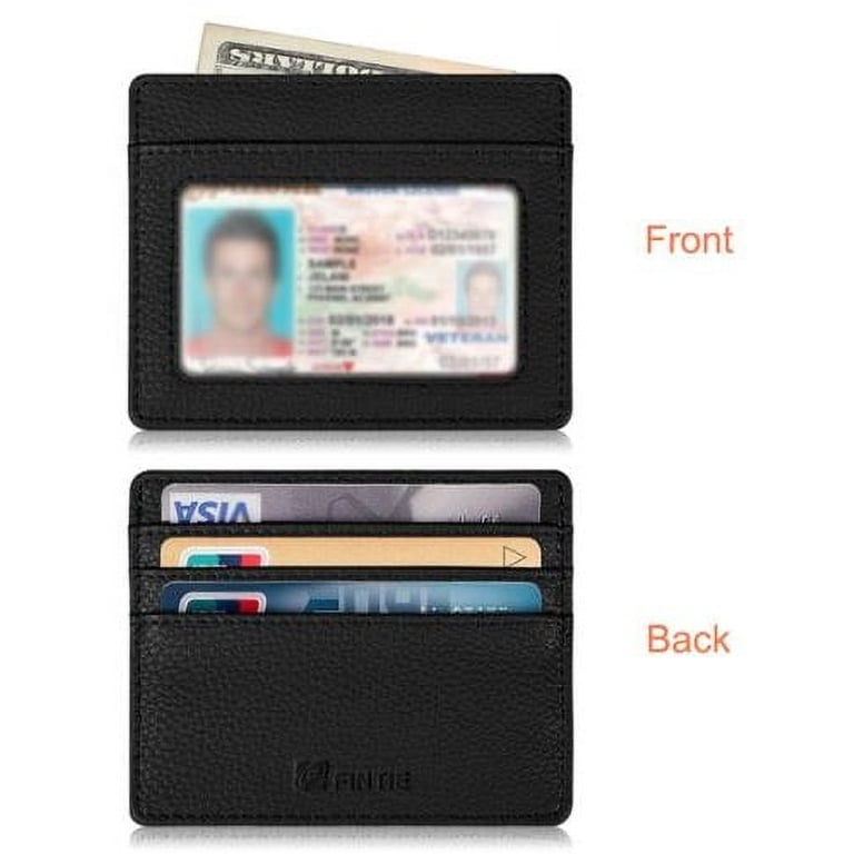 Fintie Credit Card Holder with RFID Blocking, Black photo 7