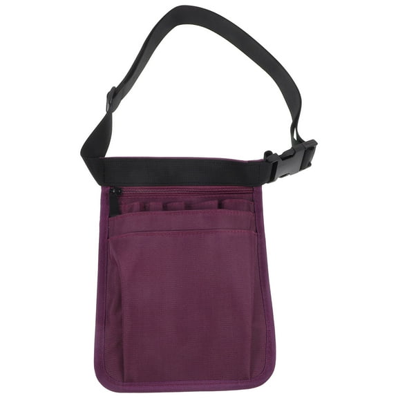 Niceauty Nurse Pouch Purple Nylon Tool Belt with Multifunctional Accessories