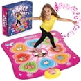 thumbnail image 1 of Alfombra de baile Play22 para niños con luces LED y música integrada, 1 of 7