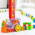 thumbnail image 4 of YOPTOP Ensemble de Train Électrique Automatique à Briques, Voiture Arc-en-Ciel, Véhicule, Lumière, Modèle, Blocs, Jeu, Jouets pour Garçon Enfant, Violet, 4 of 5