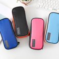 thumbnail image 2 of kjfeif Pencil Case Big Capacity Storage Bag Pen Pouch Holder Large Storage Stationery,Popular Storage Bag,Three-Layer Zipper, Waterproof(8.07*3.54*1.96Inch), 2 of 8