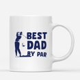 thumbnail image 1 of Custom Mugs Best Dad Golf Dads Golfer Outdoor Sport Fan Player By Par Daddy Hobby Funny Gifts Santa Christmas Presents Ceramic Coffee 11oz 15oz Mug, 1 of 7