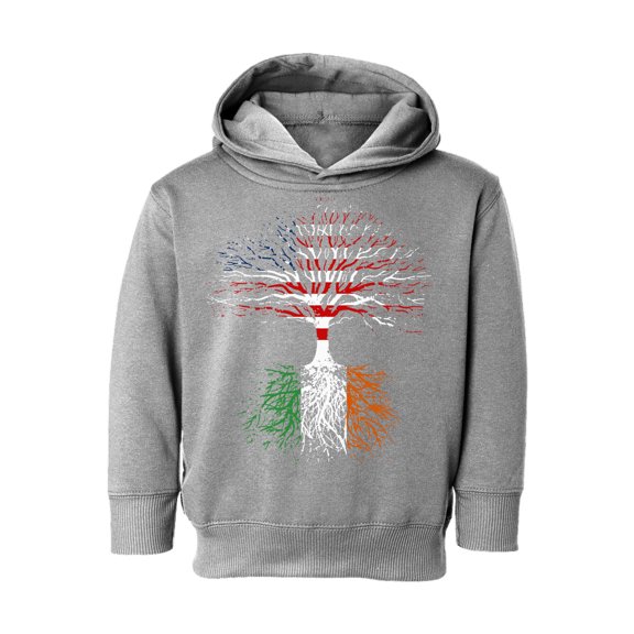 Awkward Styles St Patricks Day Toddler Hoodie Irish American Roots Hooded Sweatshirt Girls Boys Proud Irish