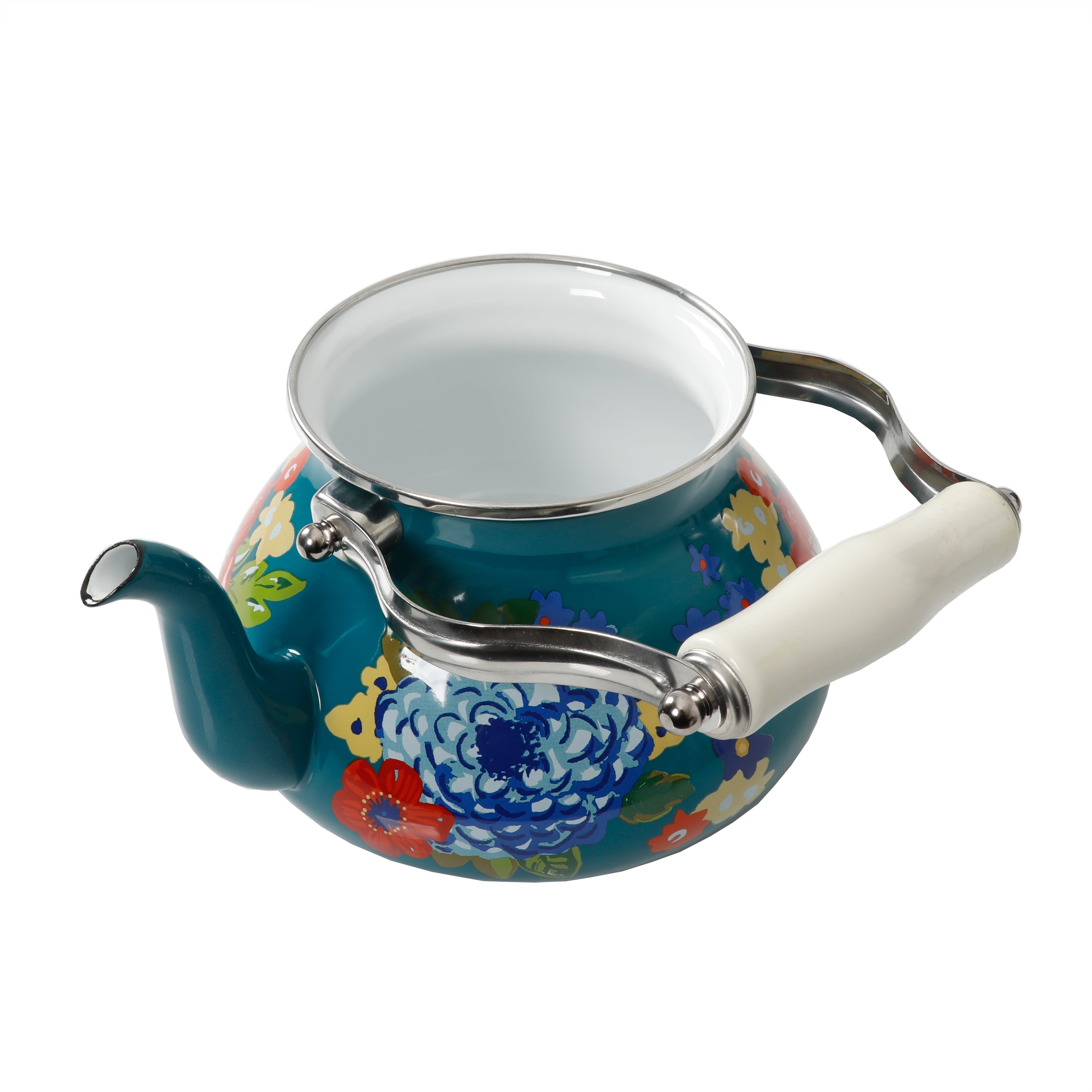 The Pioneer Woman Dazzling Dahlias 2Quart Tea Kettle eBay