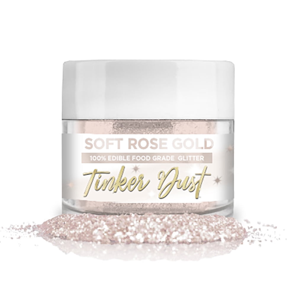 Bakell Soft Rose Gold Tinker Dust Edible Glitter, 5 Gram